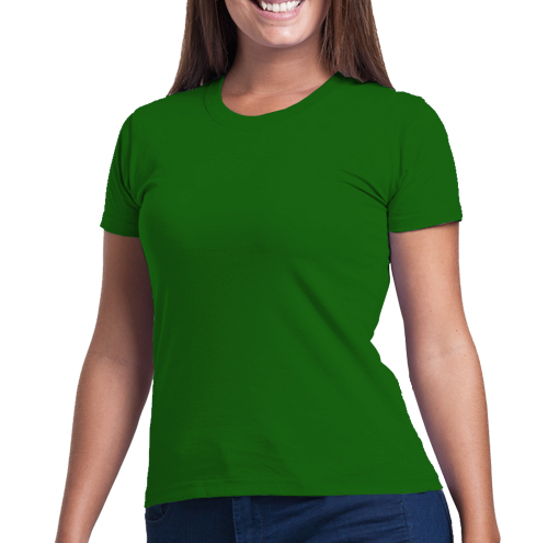 Babylook Verde Padr O Disque Camisetas